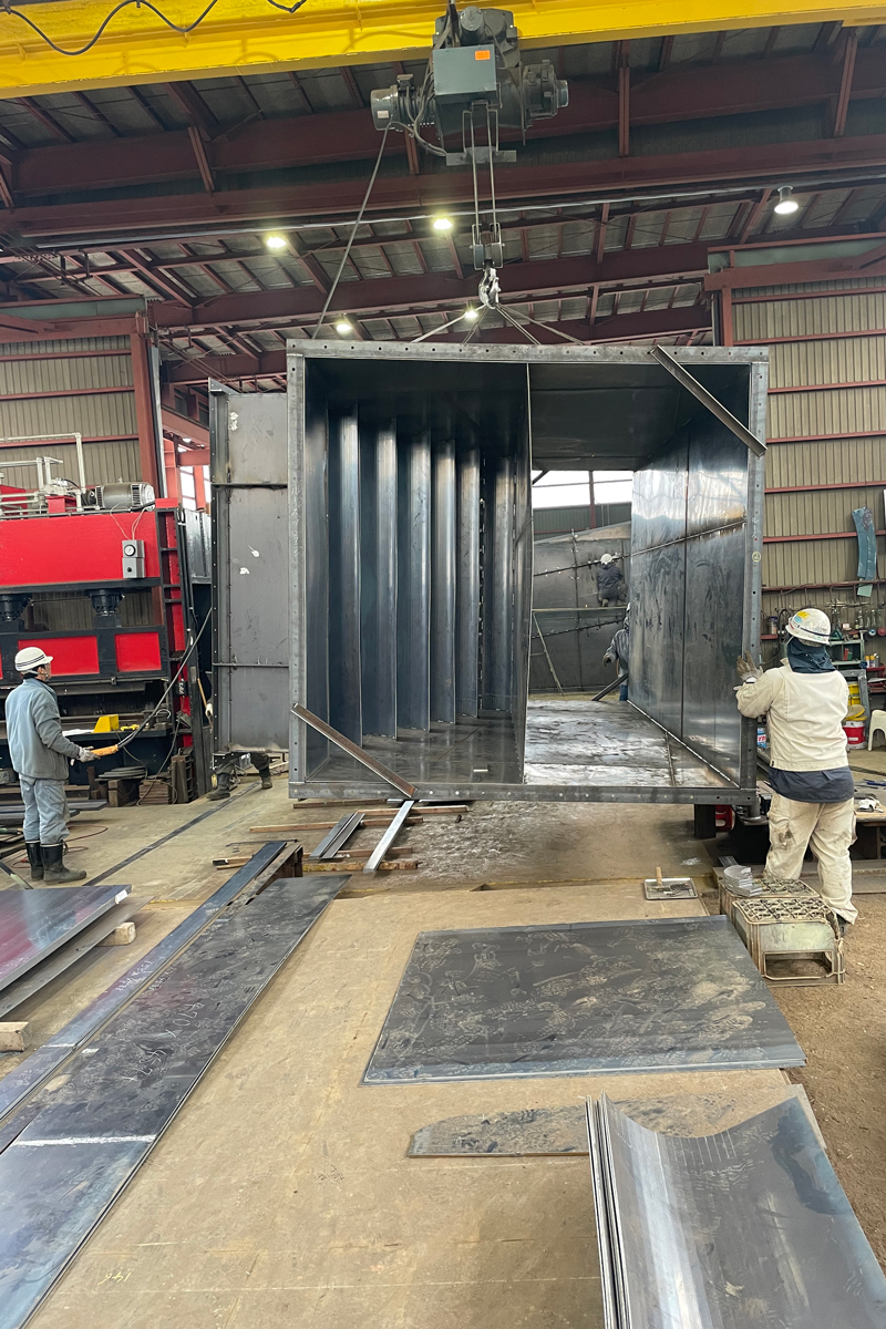 大型ダクト交換工事