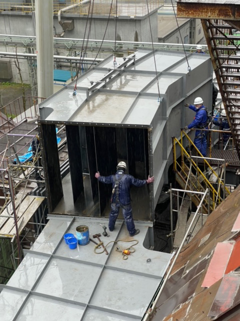 大型ダクト交換工事